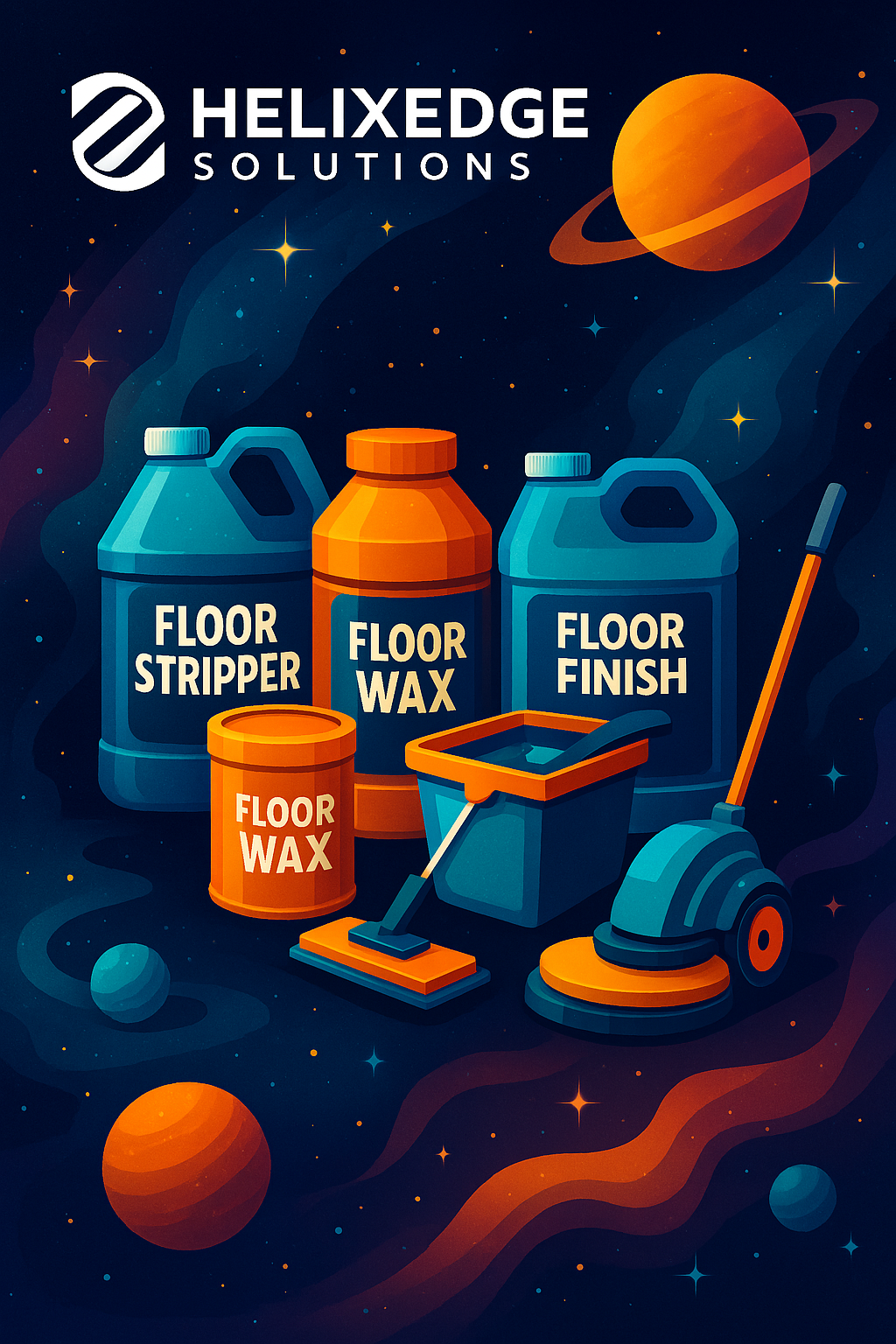 Shine On: A Guide to Floor Strippers, Waxes, Finishes & Tools for Every Facility